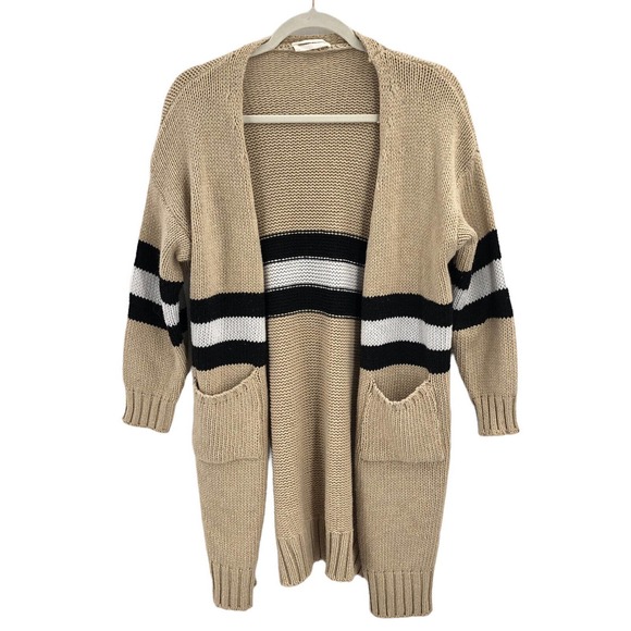 Goodnight Macaroon Womens Estrella Sweater Knit Long Cardigan Open Front - Picture 9 of 11